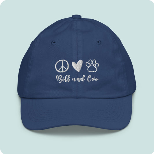 Peace Love Paw - Youth Cap